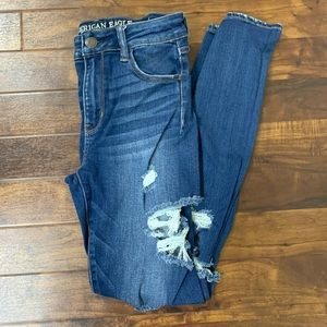 American Eagle Distressed Skinny Jeans